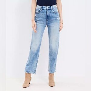 Loft “The Straight” High Waisted Jeans Size 32 | 14